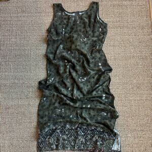 🌿 Y2K All That Jazz Vintage Boho Paisley Shift Dress